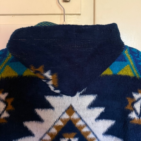 Artesanias Tuntaquimba Ecuadorian Southwest Wool Jacket Size Medium - Picture 9 of 10